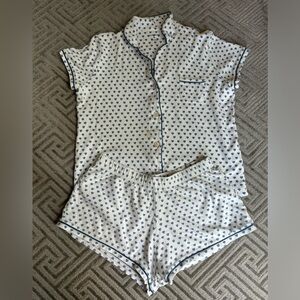 Roller Rabbit Hearts Polo Pajamas